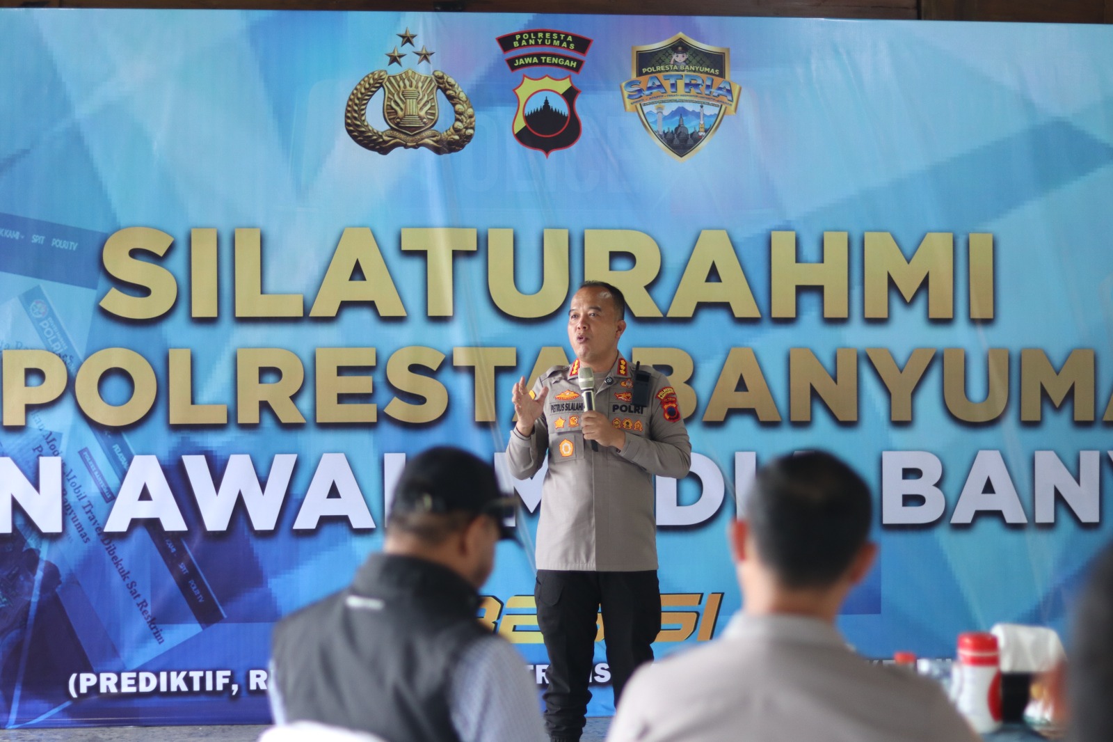 Silaturahmi dengan Wartawan, Kapolresta Banyumas Perkuat Sinergi Jaga Banyumas