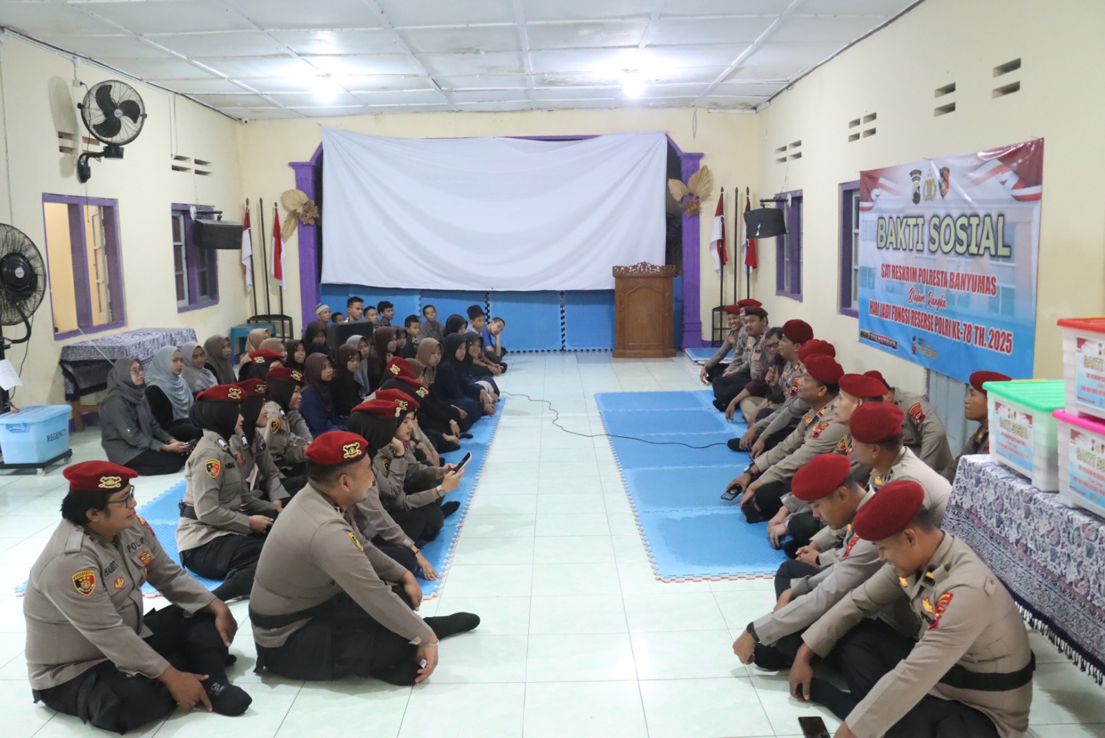 Satreskrim Polresta Banyumas Gelar Bakti Sosial di Tiga Panti Asuhan, Peringati Hari Jadi Reserse Polri ke-78