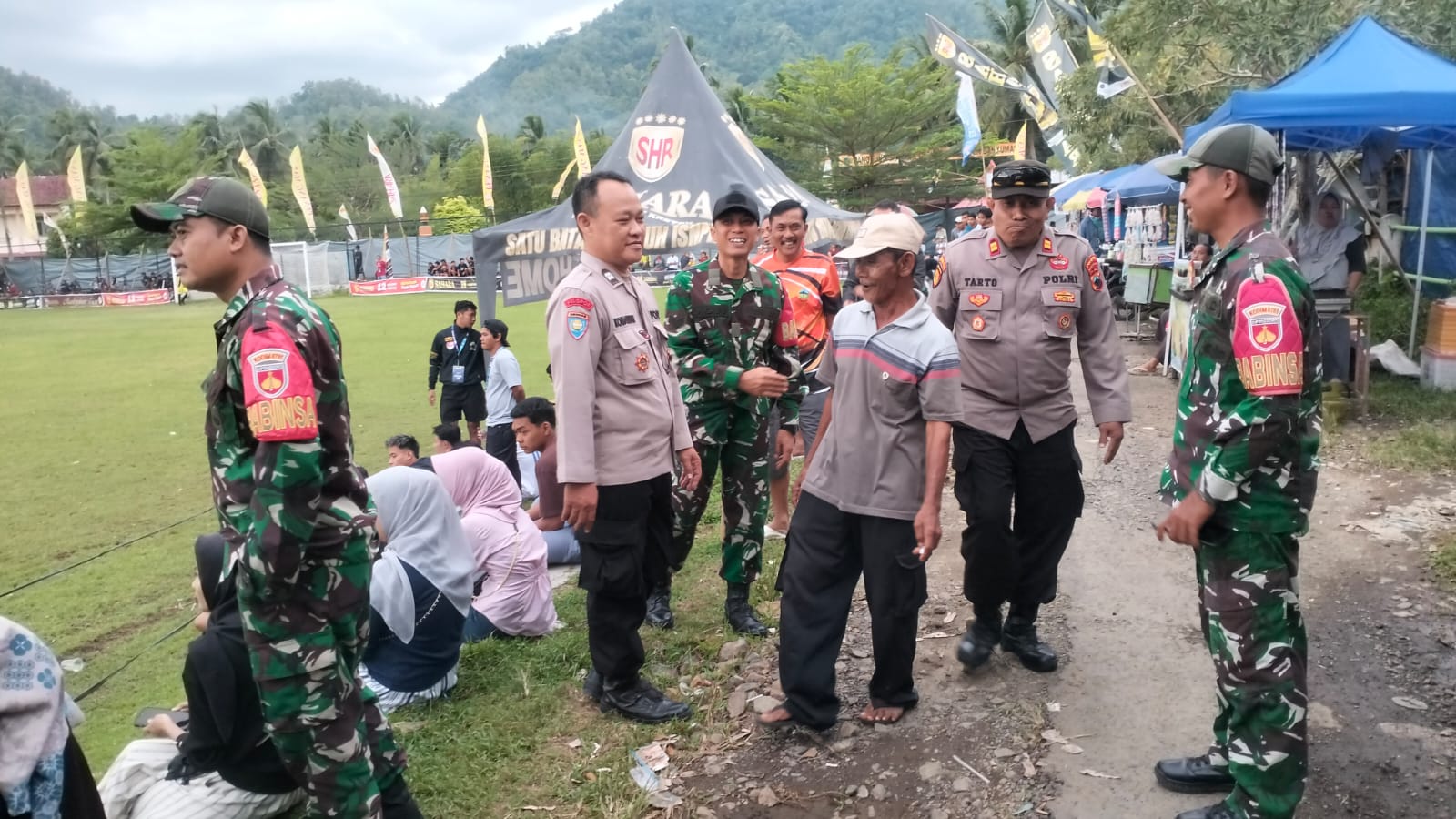 Polsek Purwojati Polresta Banyumas Amankan Turnamen Tarkam Sepak Bola Alfa Stars