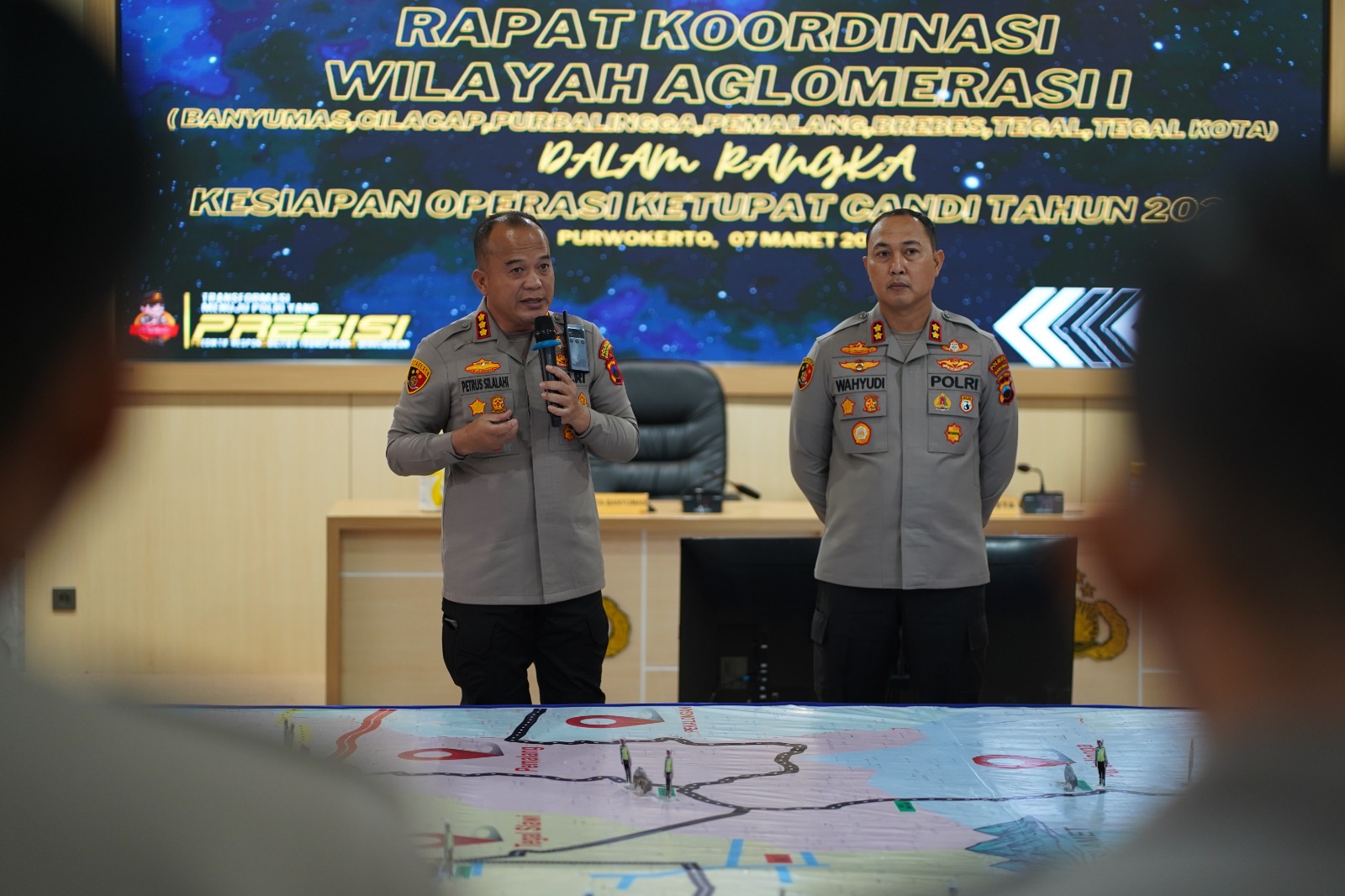 Kapolresta Banyumas Pimpin Rakor Aglomerasi, Siapkan Pengamanan Arus Mudik 2026