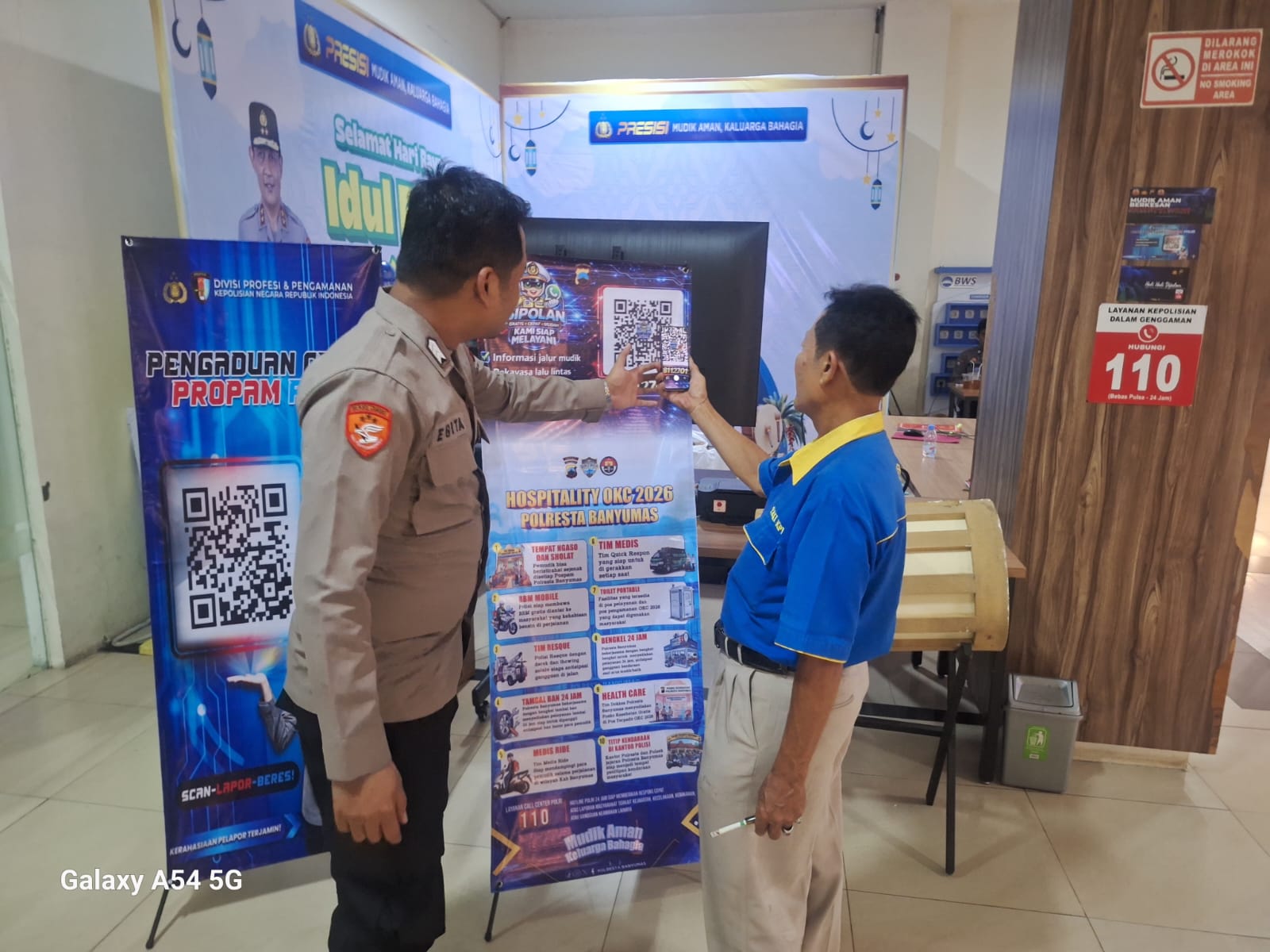 Satlantas Polresta Banyumas Sosialisasikan Aplikasi SIPOLAN, Dukung Operasi Ketupat Candi 2026