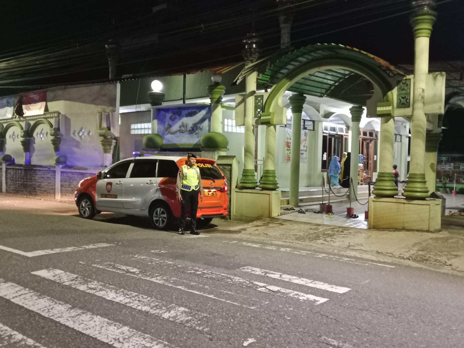 Patroli Tarawih Dalam OKC 2026, Polresta Banyumas Sisir Masjid dan Perumahan